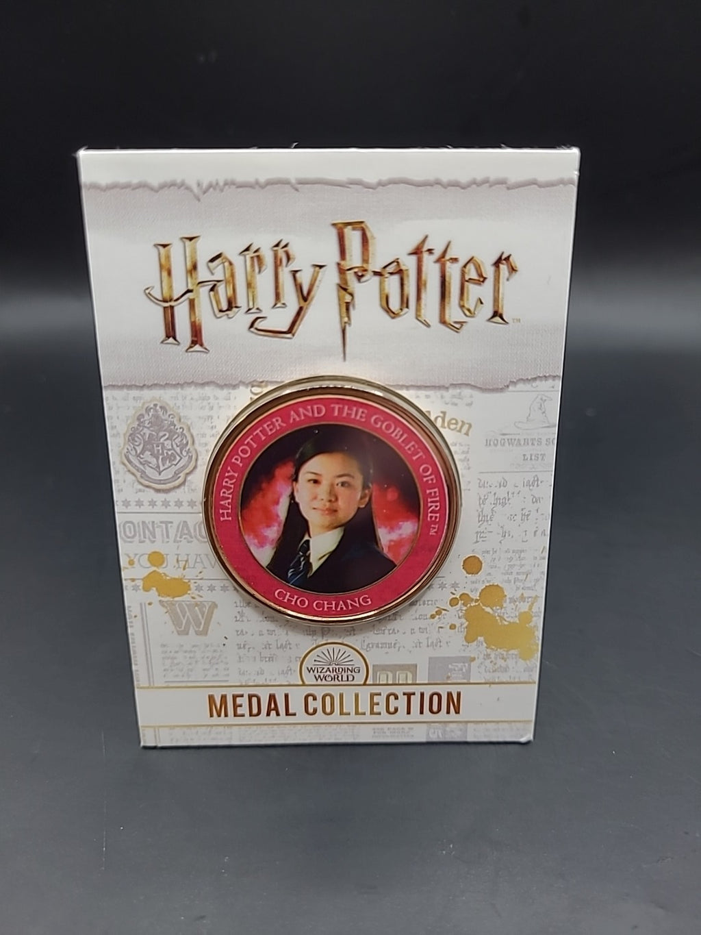 RARE HARRY POTTER MEDAL COIN IN CARD THE GOBLET OF FIRE CHO CHANG ROWLING