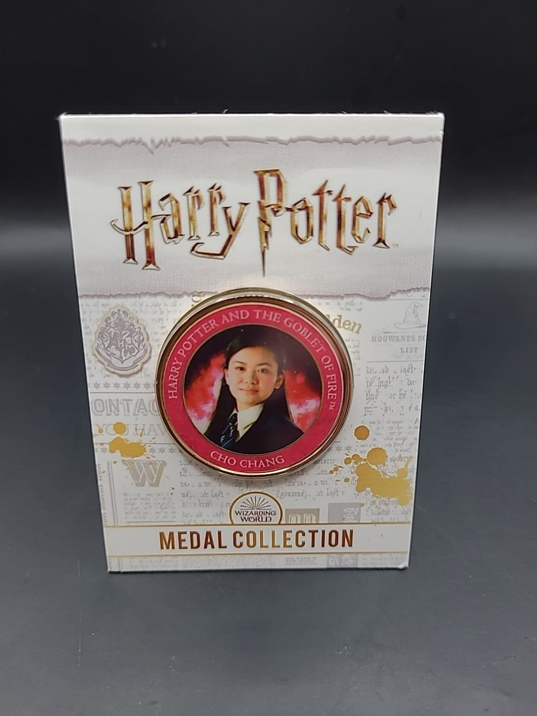 RARE HARRY POTTER MEDAL COIN IN CARD THE GOBLET OF FIRE CHO CHANG ROWLING