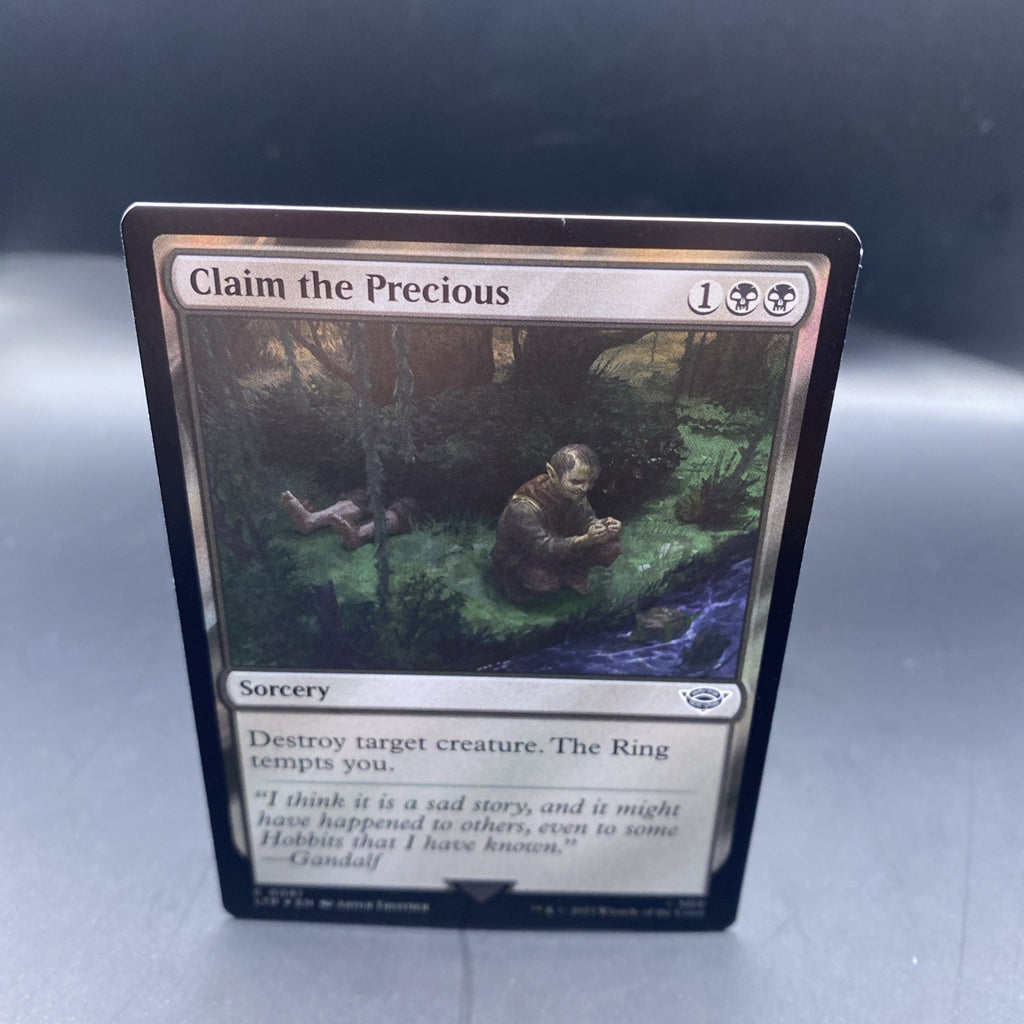Claim The Precious C 0081 Foil Lord Of The Rings MTG Magic Gathering