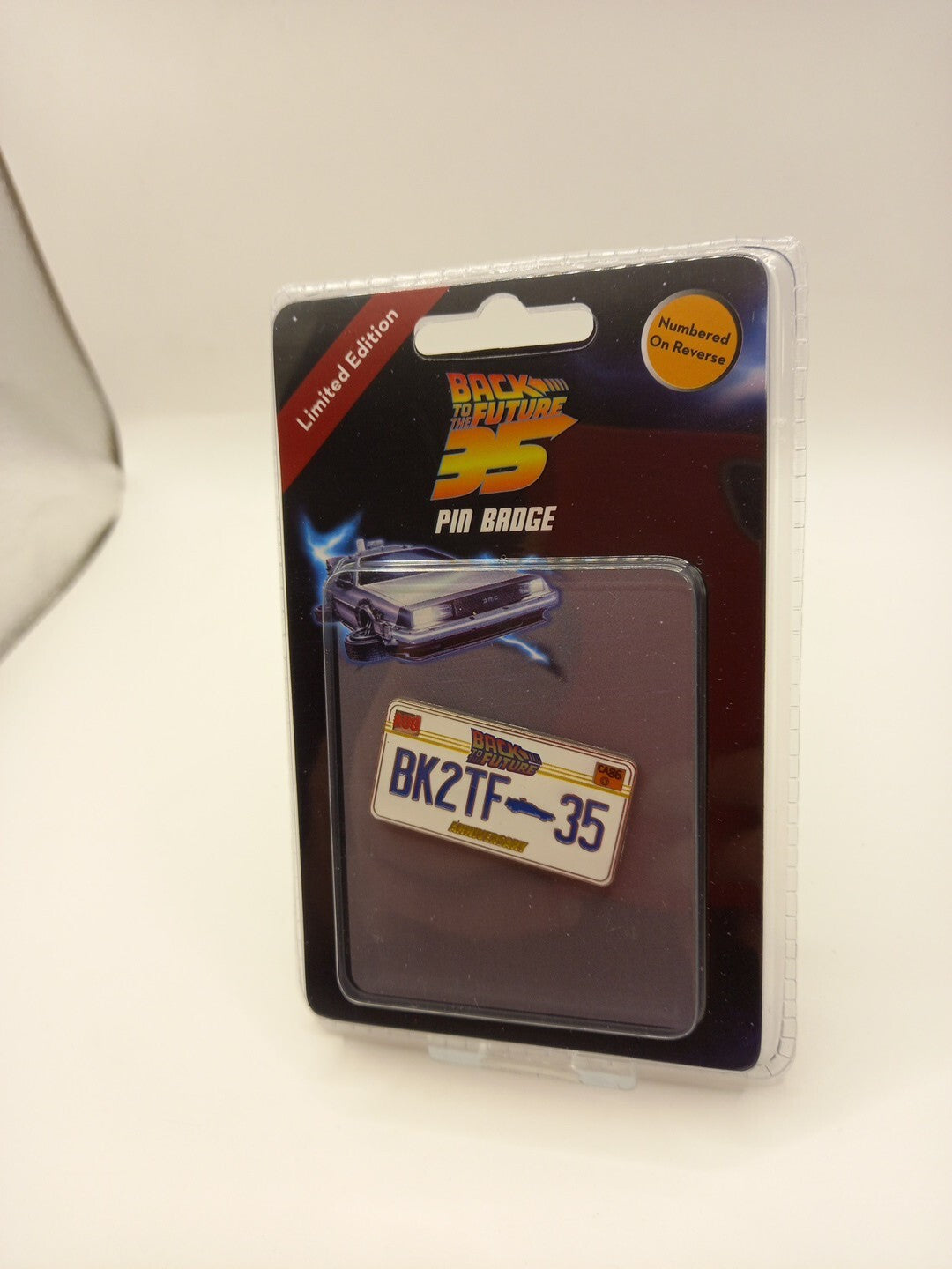 Back To The Future 35th Anniversary Limited Edition Pin Badge - Only 9995...