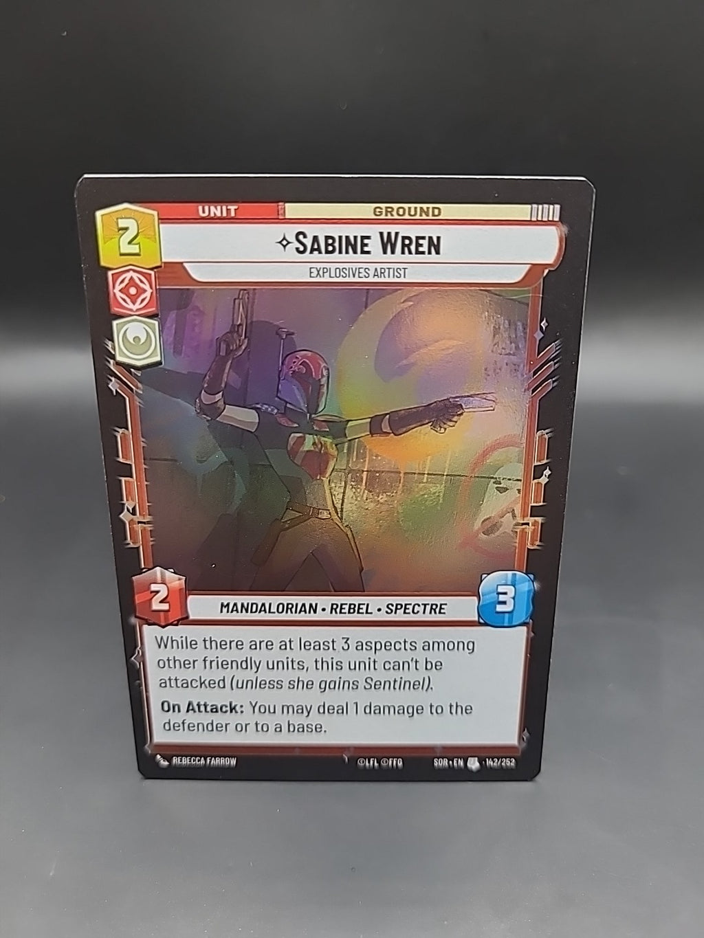 Sabine Wren - Explosives Artist (142/252) [Spark of Rebellion] ( FOIL)