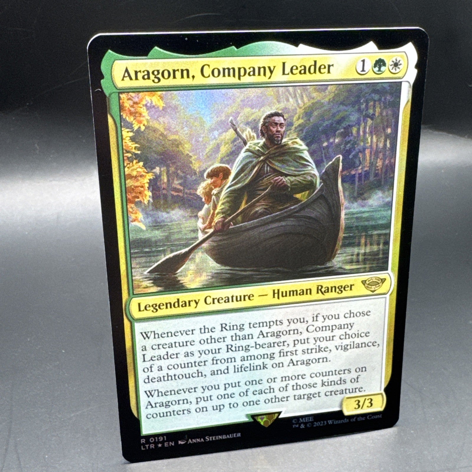 MTG - Aragorn, Company Leader foil LTR R0191