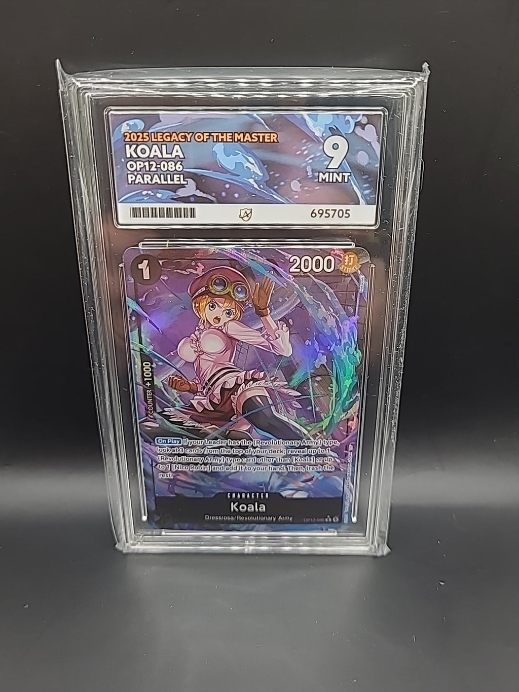 2025 ONE PIECE JPN OP12-LEGACY OF THE MASTER ALTERNATE ART #086 KOALA ACE 9