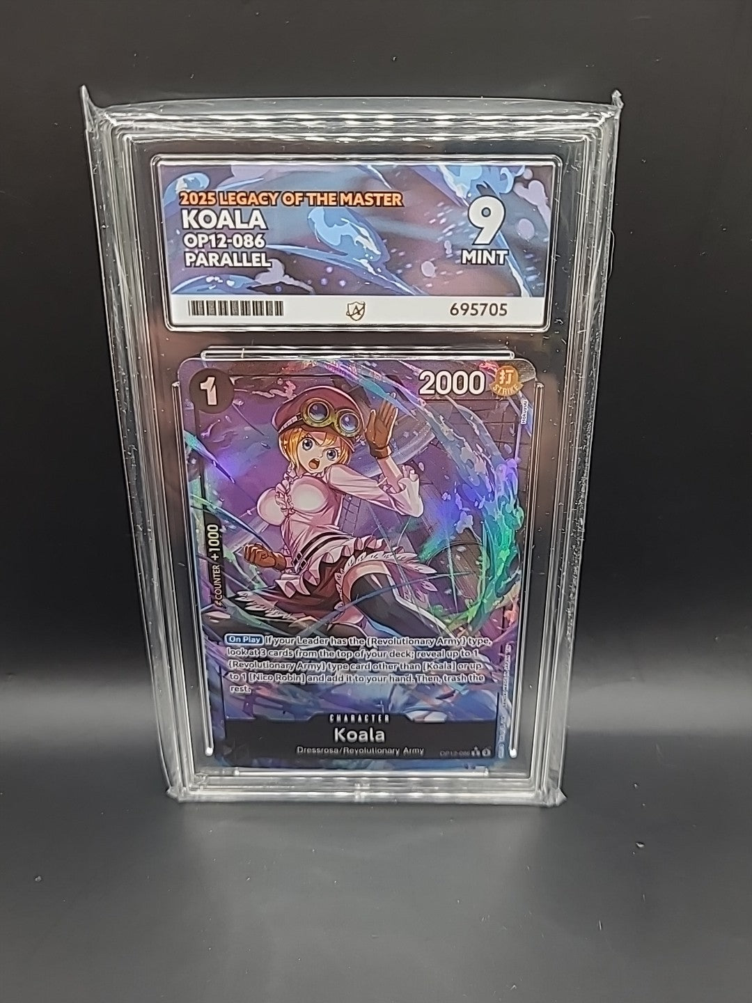 2025 ONE PIECE JPN OP12-LEGACY OF THE MASTER ALTERNATE ART #086 KOALA ACE 9