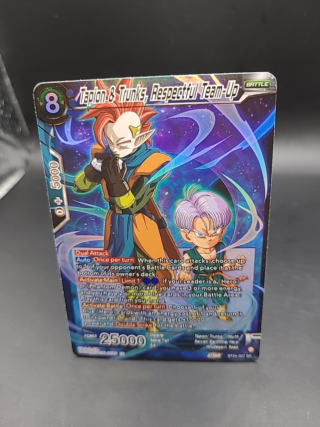 DBS TCG - BT24-037 SR - Tapion & Trunks, Respectful Team-Up 