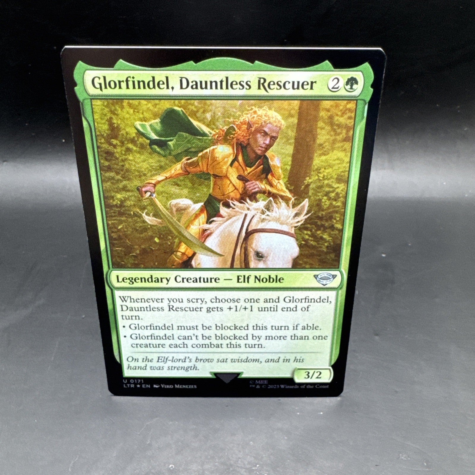 Glorfindel Dauntless Rescuer FOIL , Lord of the Rings, MTG U0171