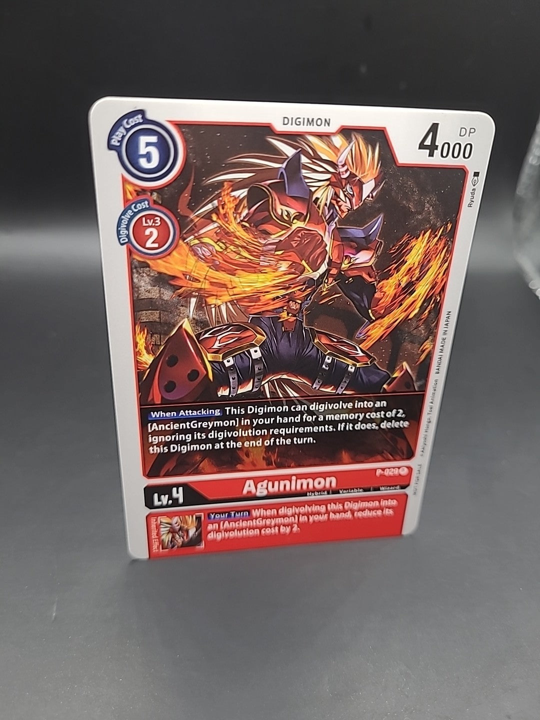 P-029 Agunimon :: Promo Non-Foil Digimon Card :: Revision Pack 2023 ::