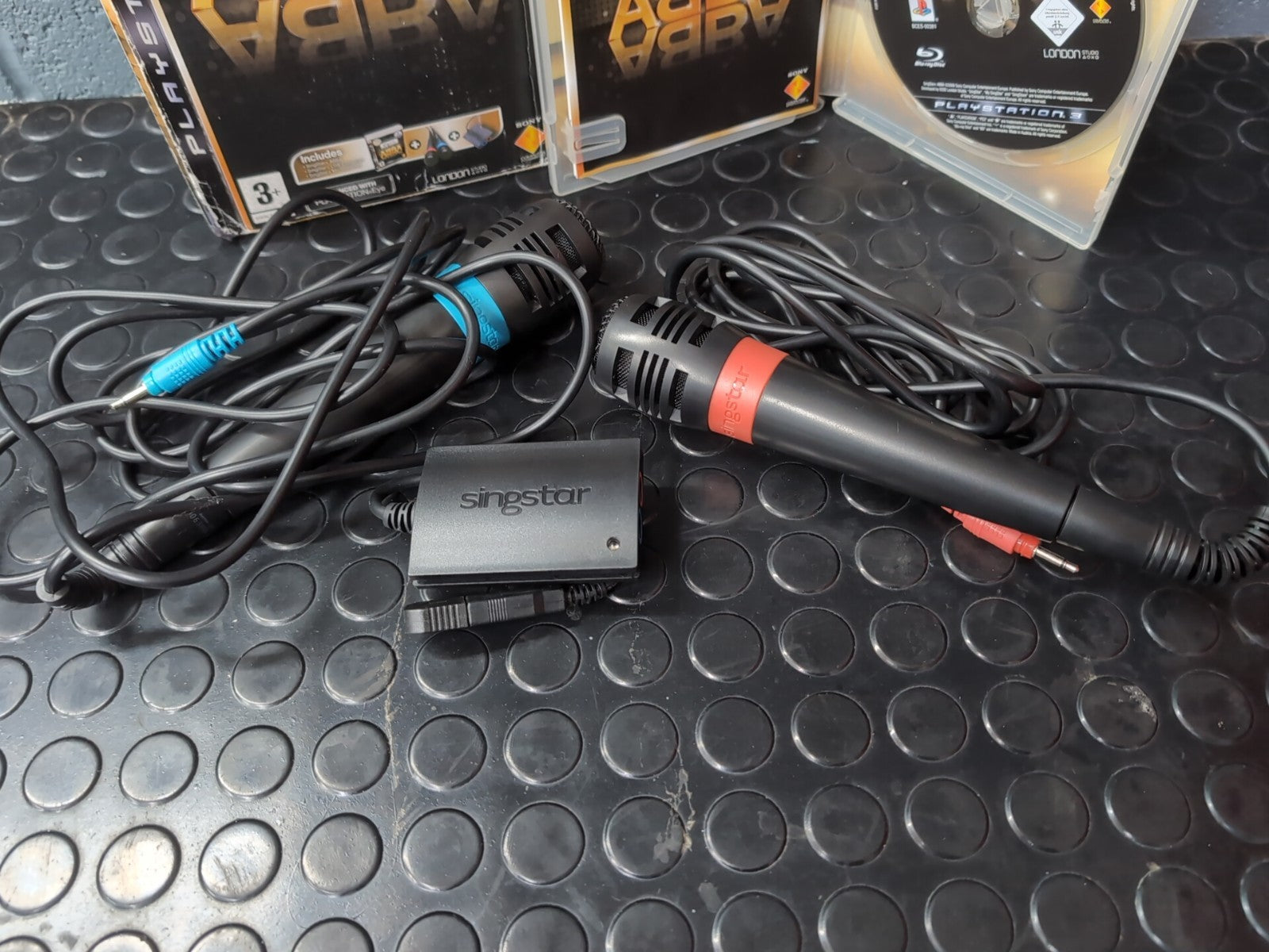 Abba Sing star PS3 Game And Microphones Boxed