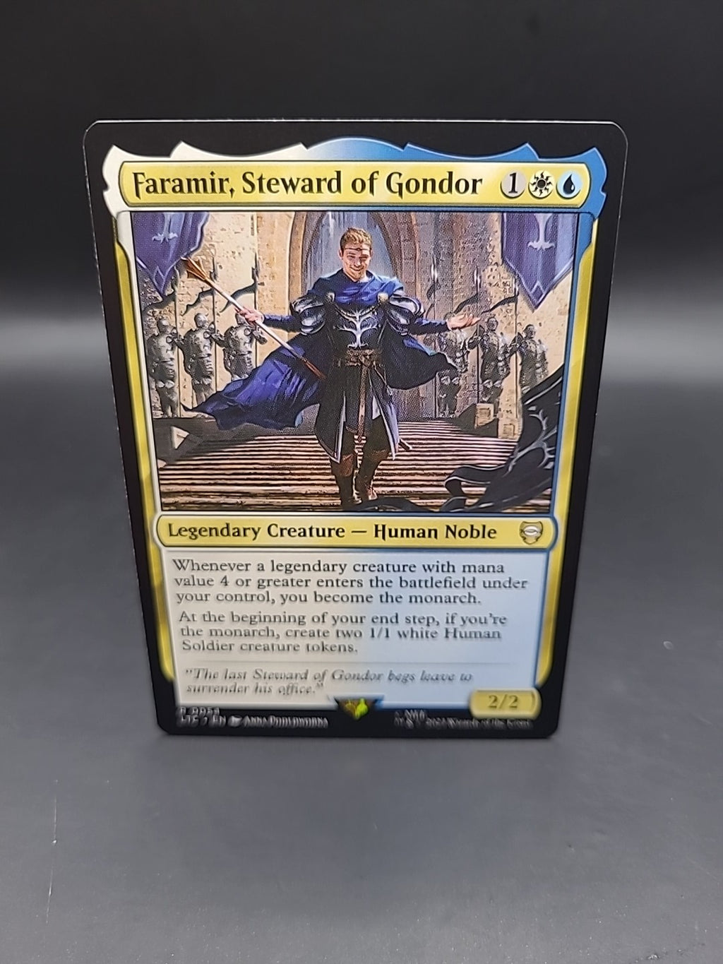 SILVER SCROLL Faramir, Steward of Gondor - LotR - NM - Magic: The Gathering