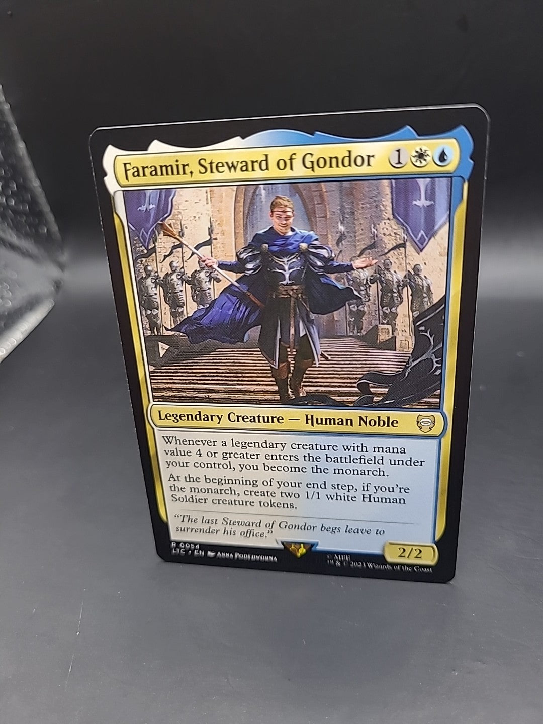 SILVER SCROLL Faramir, Steward of Gondor - LotR - NM - Magic: The Gathering