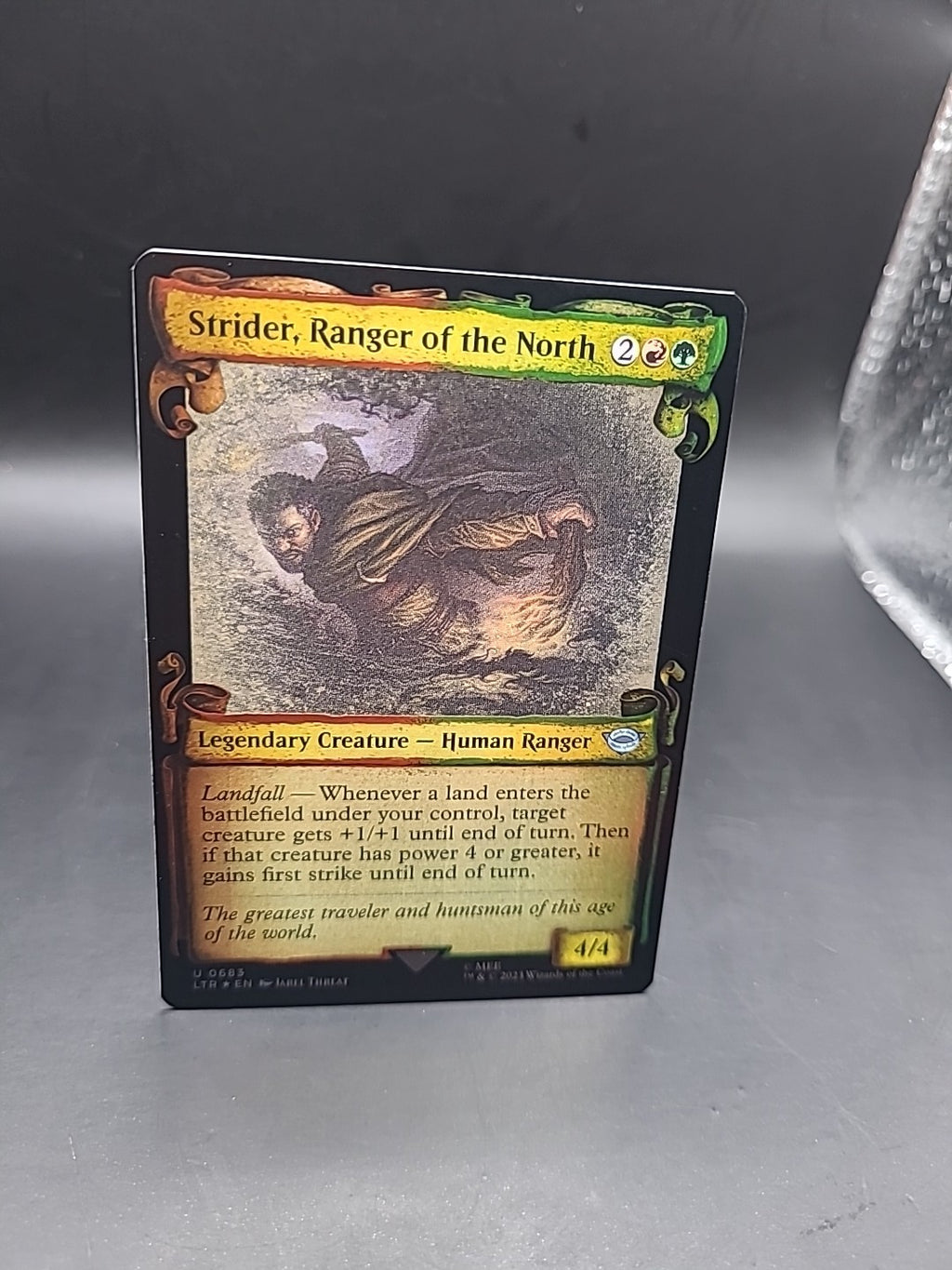 Strider, Ranger of the North (Showcase Scrolls) #683 (Foil) NM Lord of the Rings