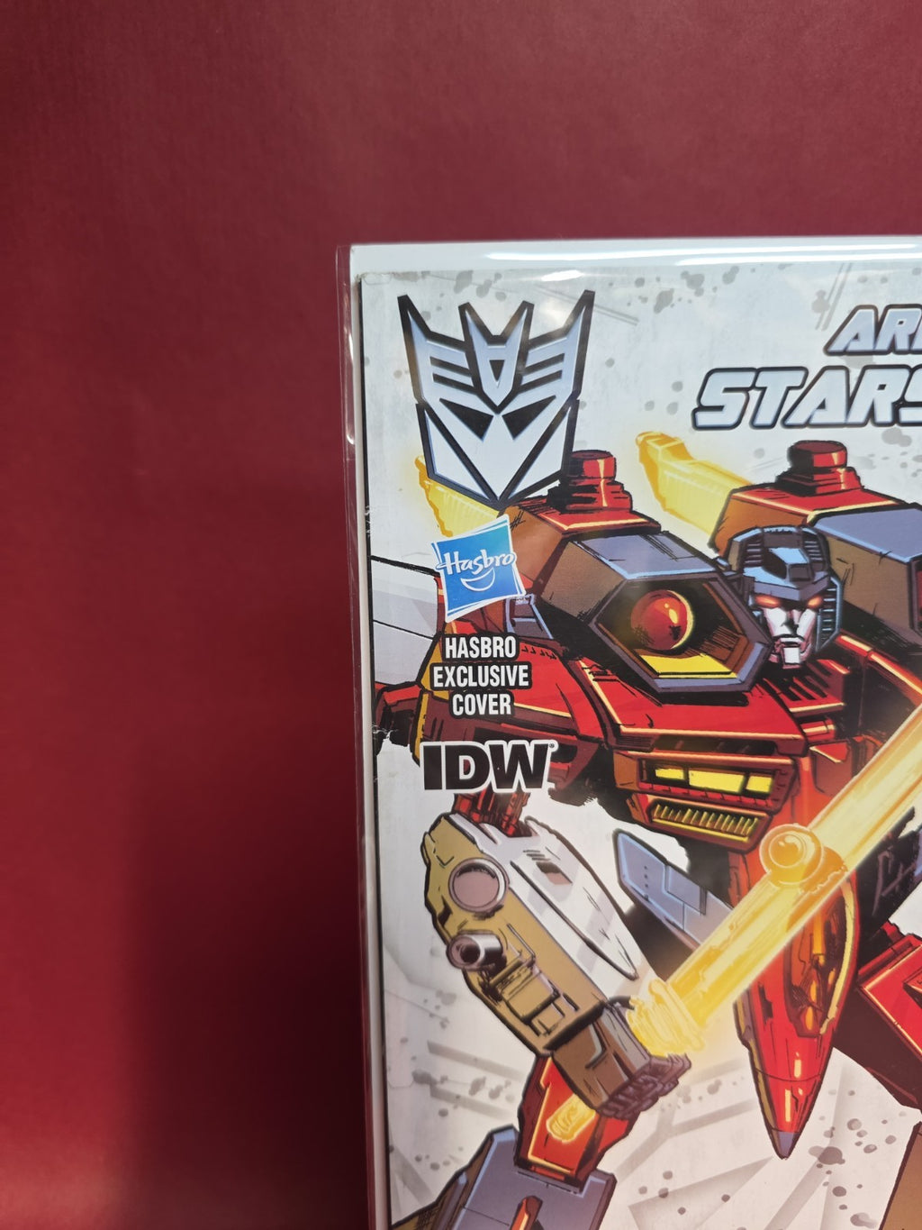 IDW HASBRO EXCLUSIVE COVER, TRANSFORMERS ,GENERATIONS , ARMADA STARSCREAM , 2014