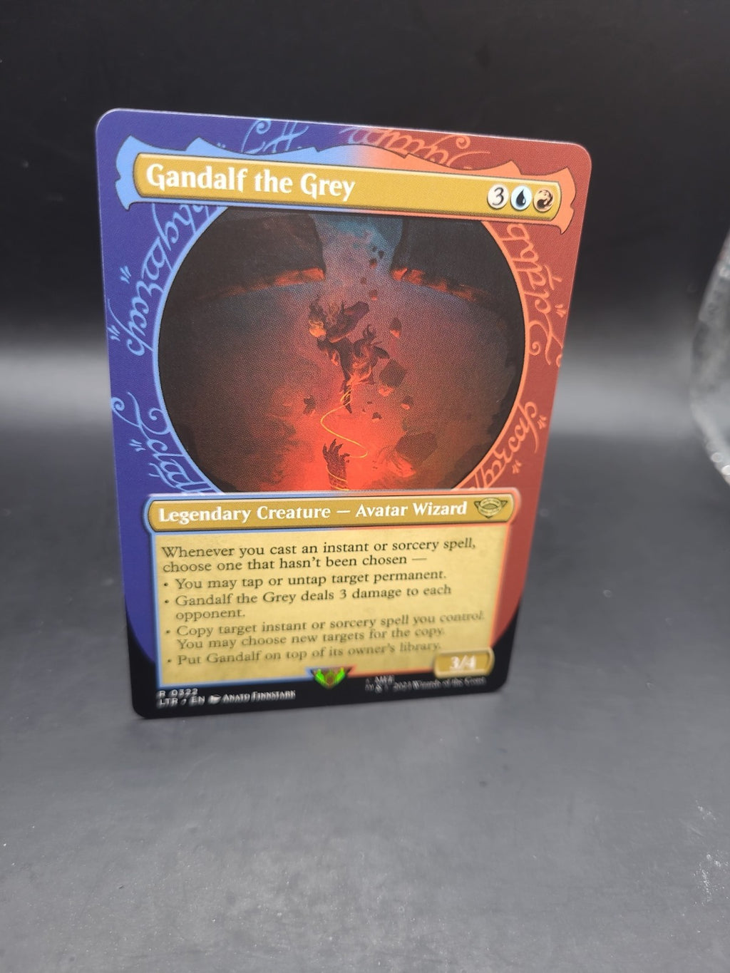 Gandalf the Grey Showcase R 0322 Lord of the Rings Magic: The Gathering NM Reg