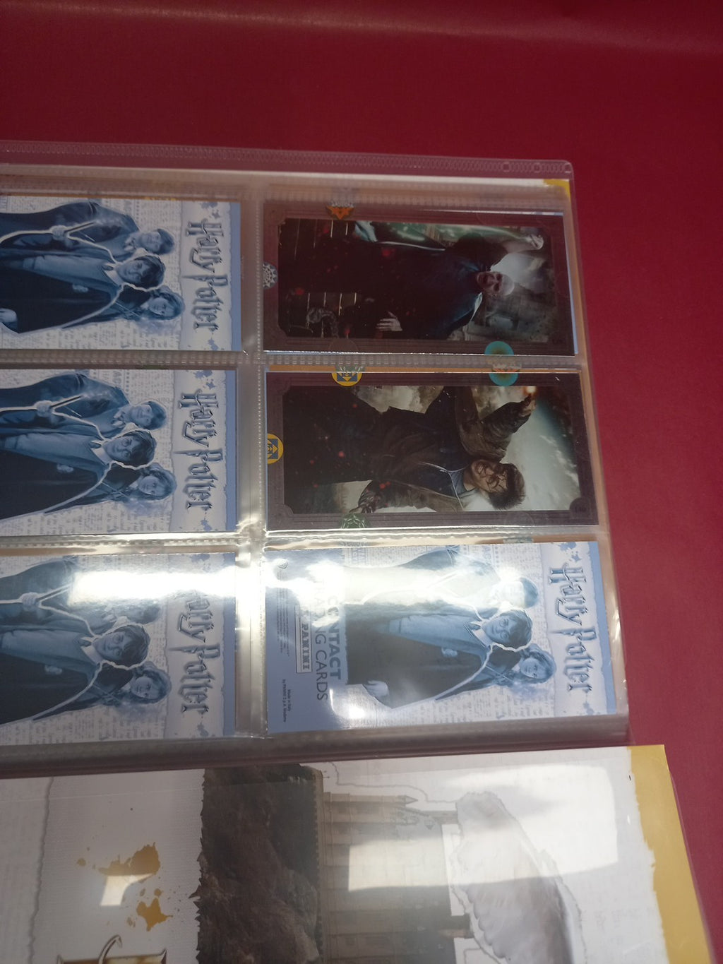Harry Potter (Contact) Trading Card Album Complete With 140 Trading Cards 
