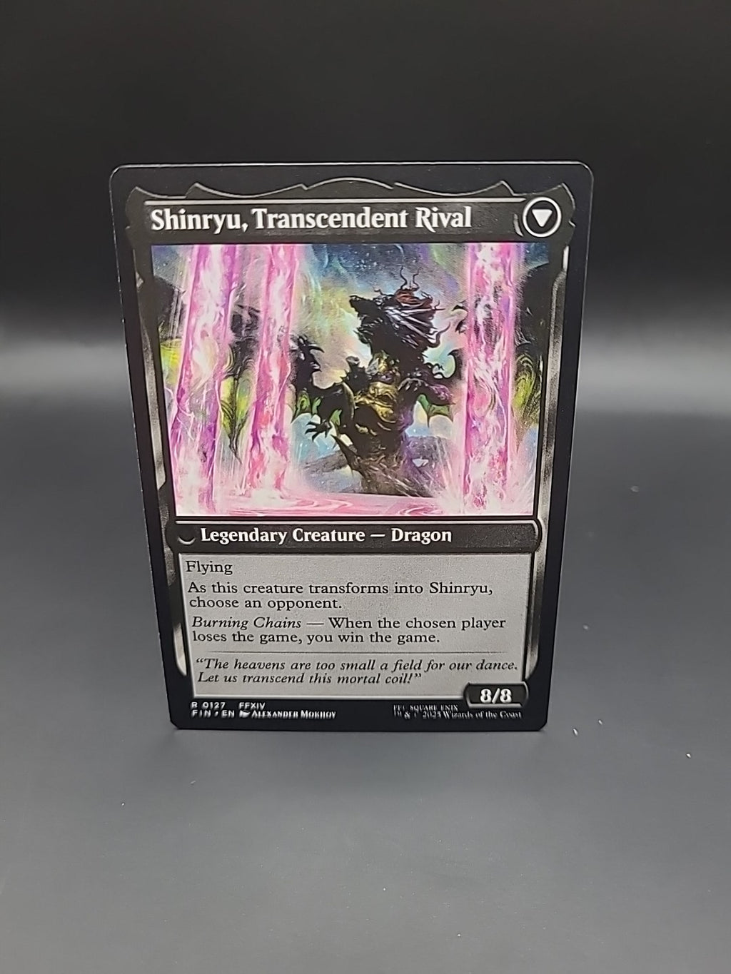 MTG Zenos Yae Galvus Shinryu, Transcendent Rival R #0127 FIN Final Fantasy Magic