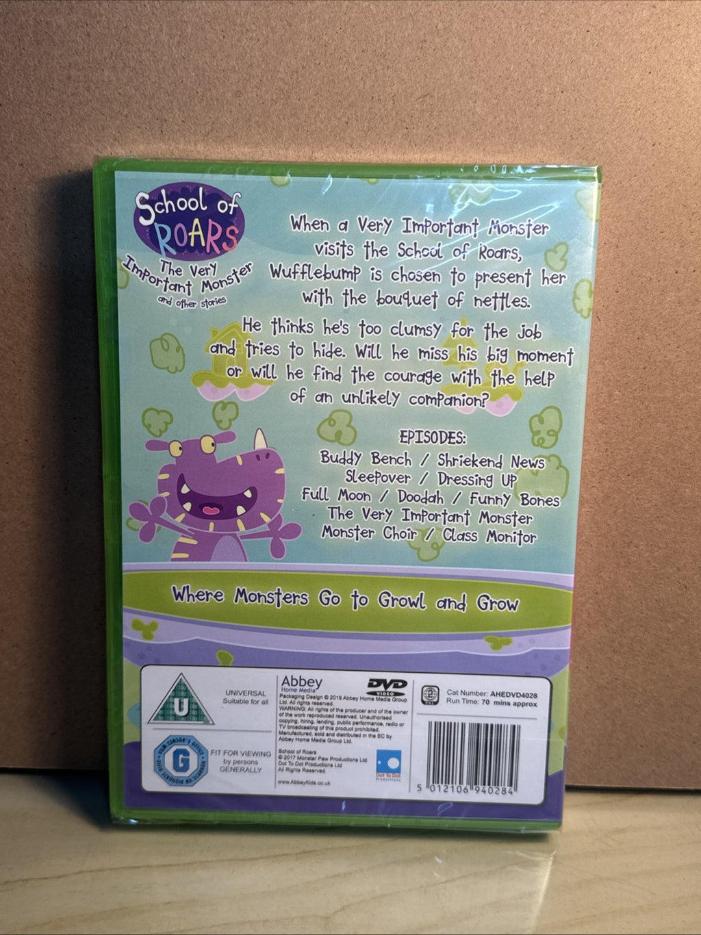 School of Roars: The Very Important Monster and Other Stories New And Sealed