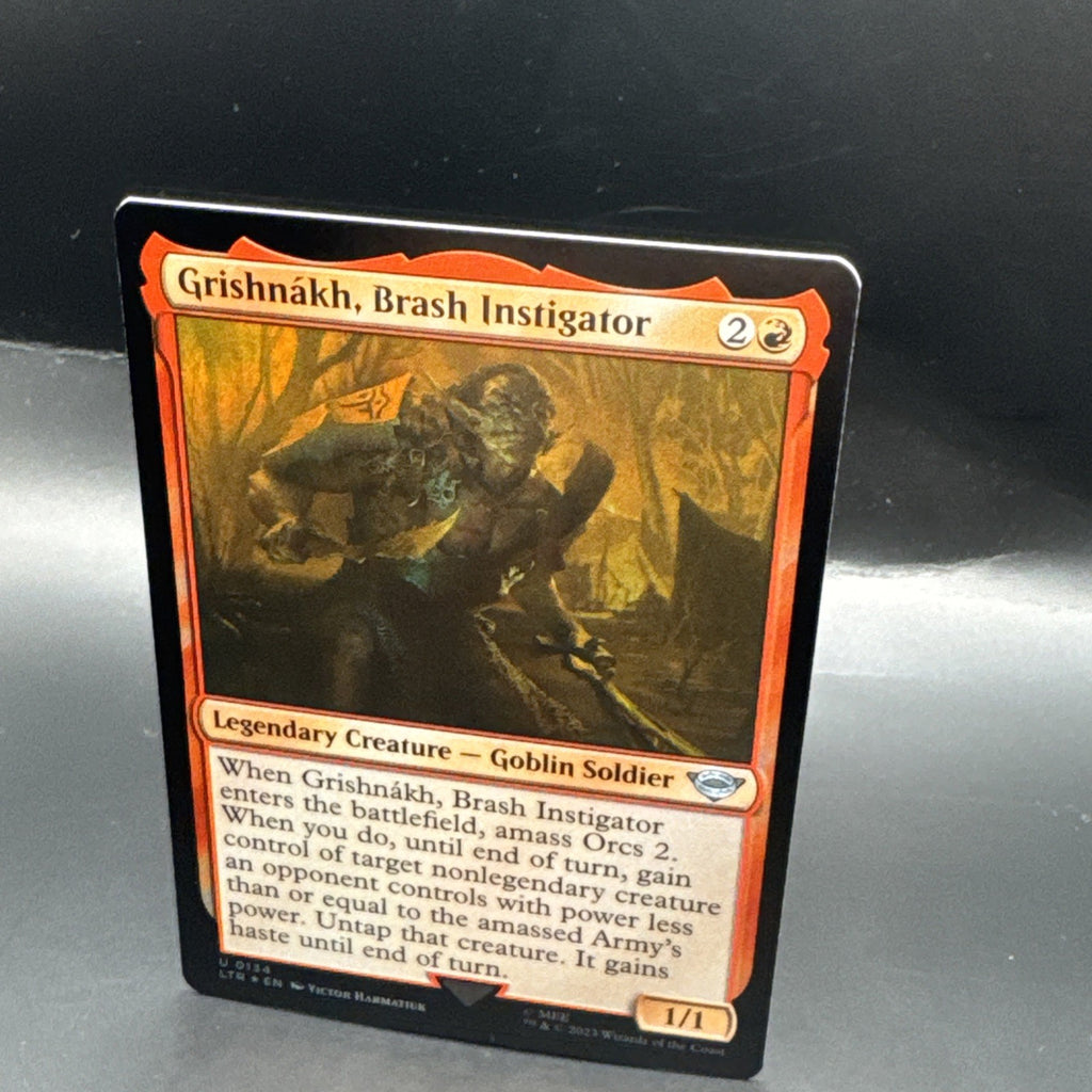 MTG Grishnakh, Brash Instigator - Foil C0135 + 1 Regular Card