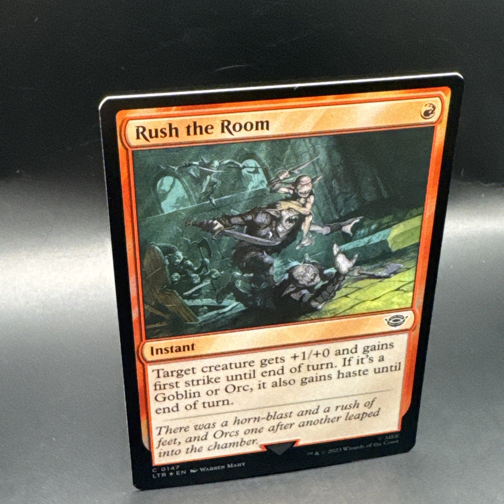 MTG Rush the Room (Foil) Lord of the Rings C0147 + 1 Regular Card