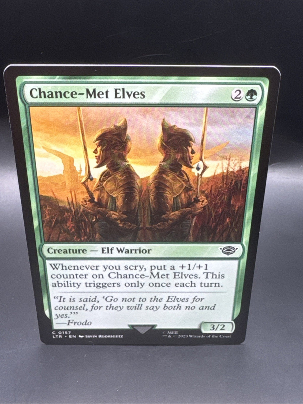 MTG Chance-Met Elves (Foil) + 1 Regular Card C0157