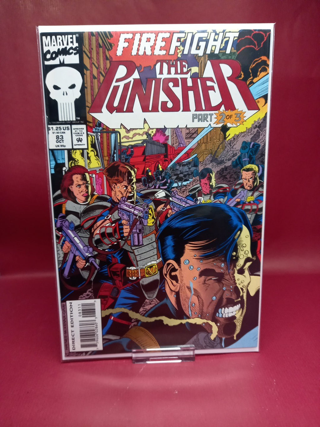 The Punisher #83 (Oct 1993, Marvel) – Firefight Part 2 of 3 – Direct Edition 