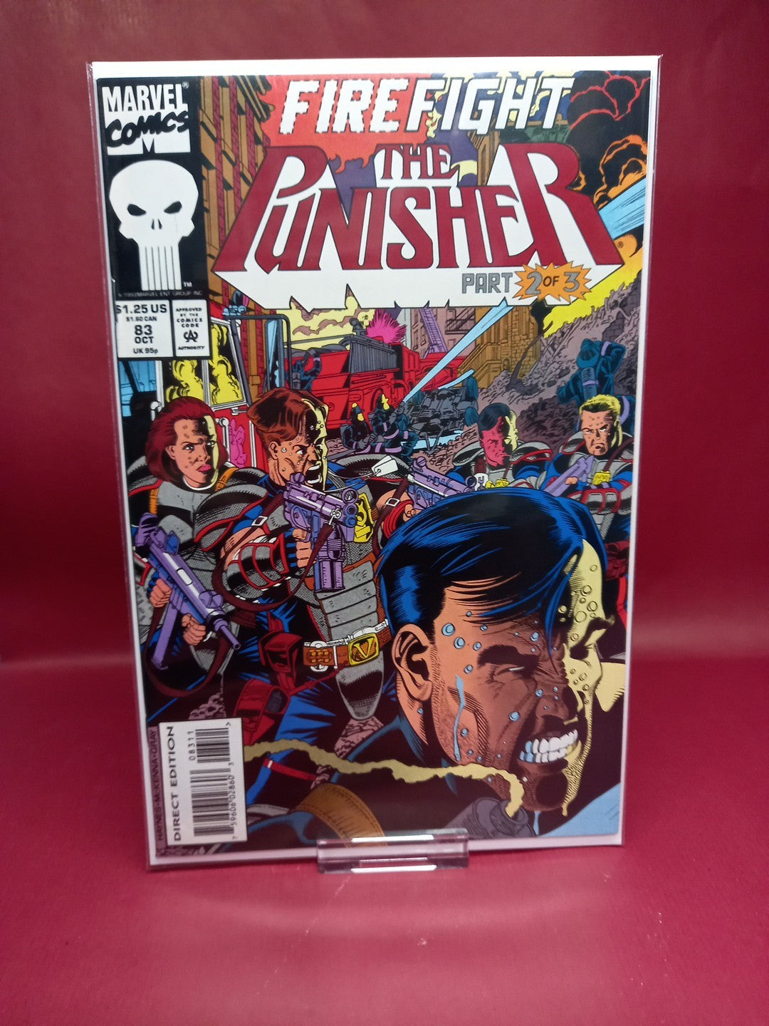 The Punisher #83 (Oct 1993, Marvel) – Firefight Part 2 of 3 – Direct Edition 