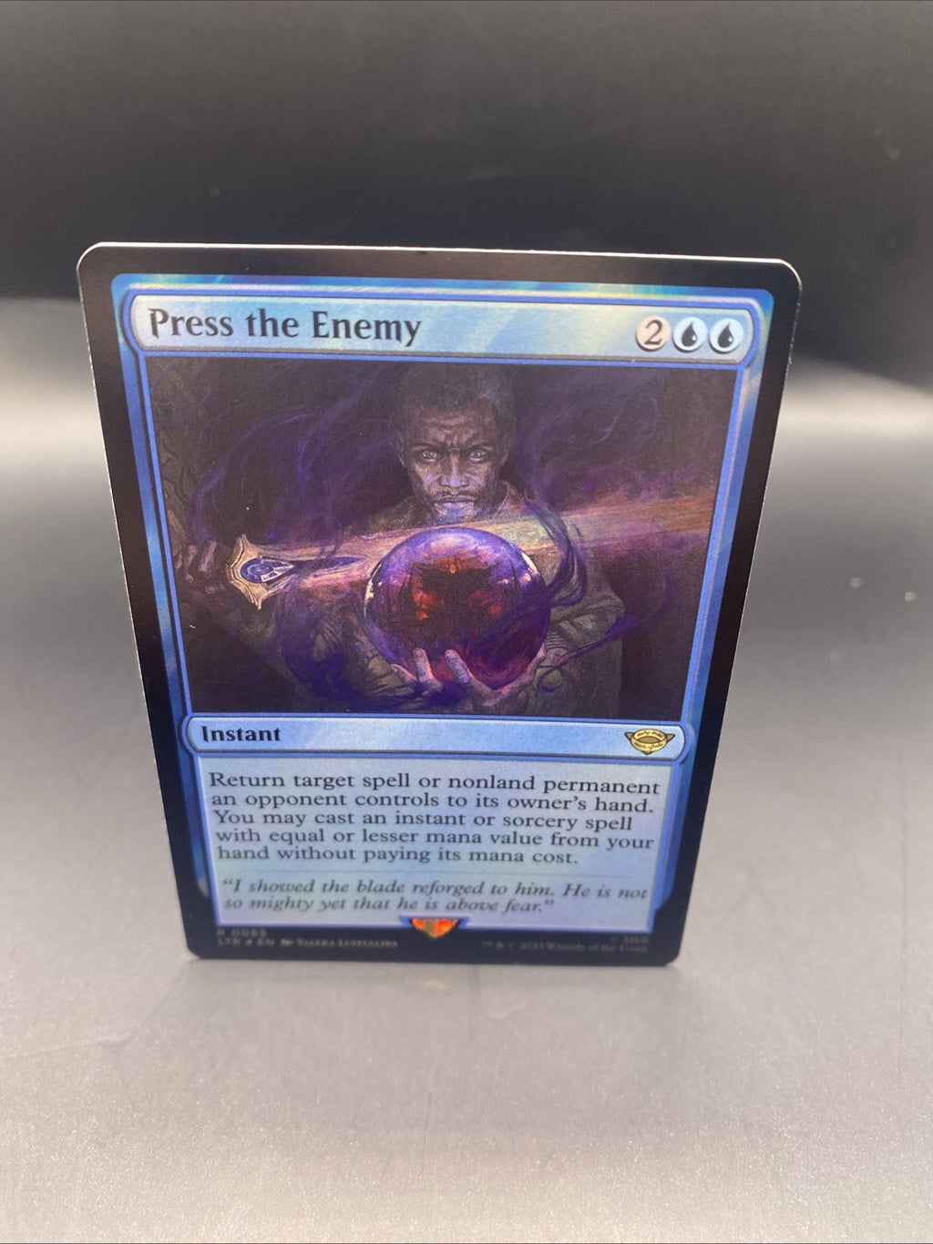 MTG - Press the Enemy - Surge Foil - Lord of the Rings - Magic the Gathering