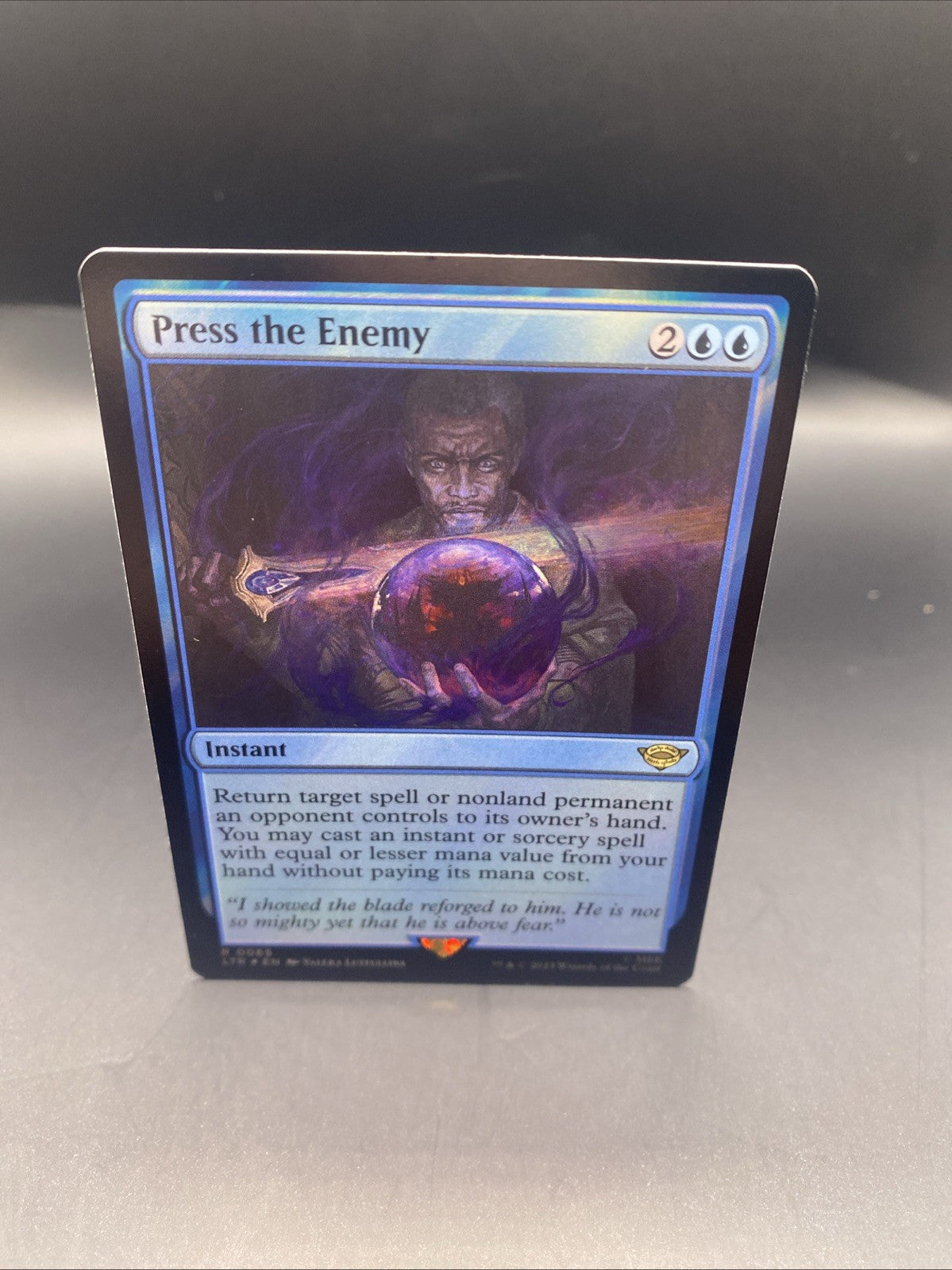 MTG - Press the Enemy - Surge Foil - Lord of the Rings - Magic the Gathering