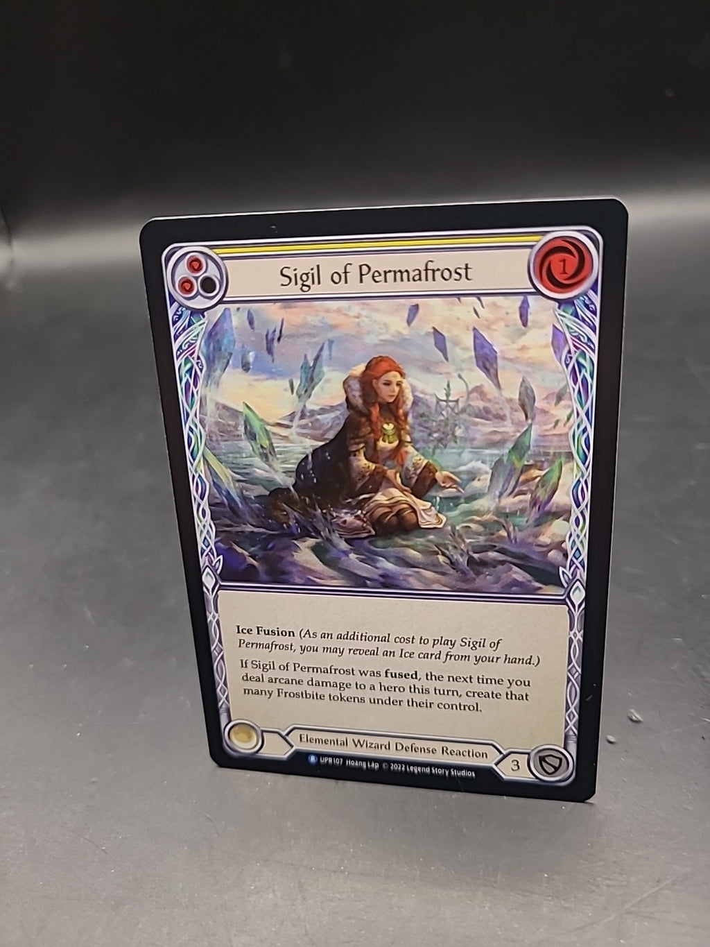 Sigil of Permafrost Yellow - FAB:Uprising - UPR107 - Carte Officielle Anglaise