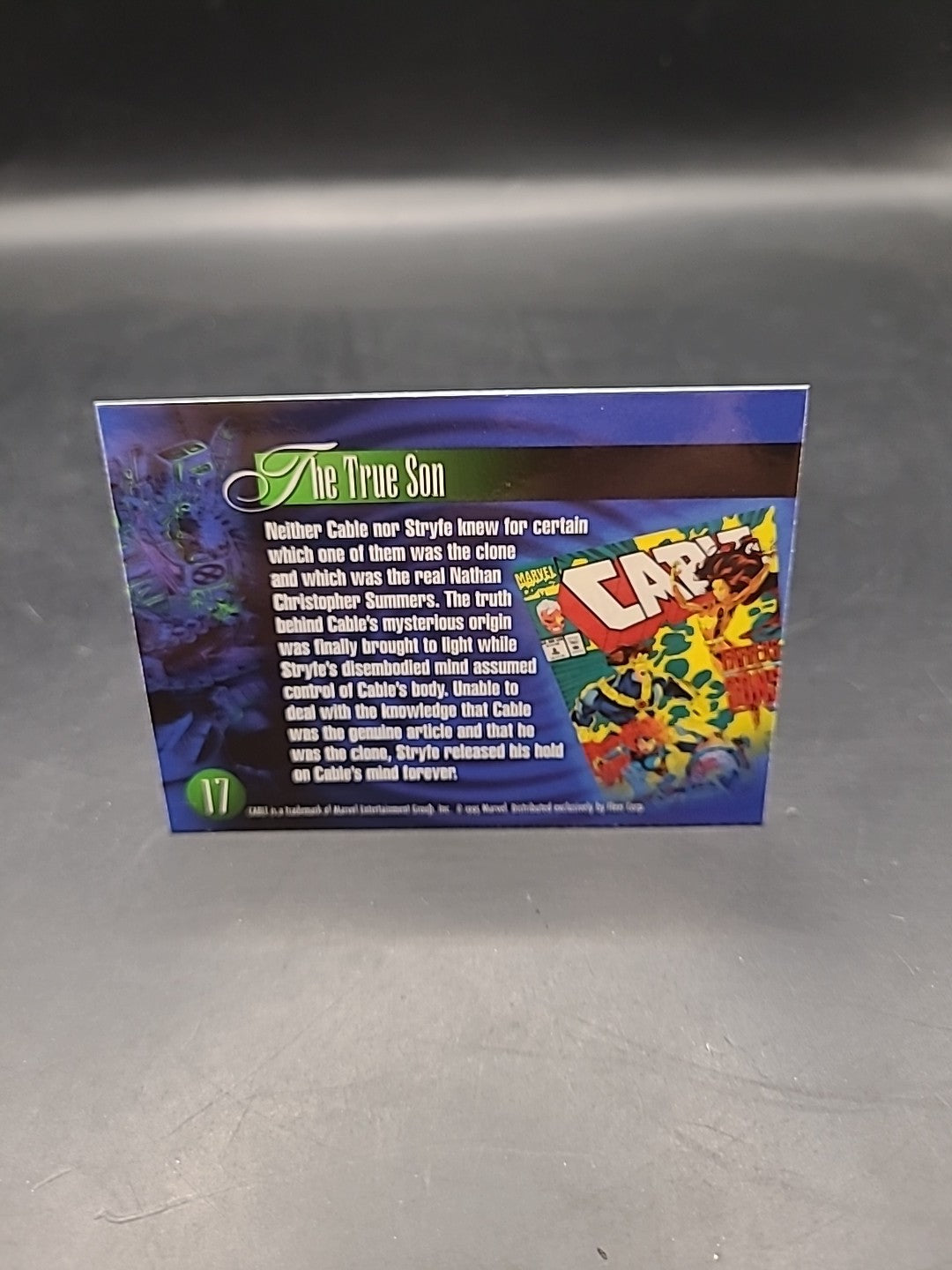1994 FLAIR MARVEL ANNUAL Trading Card BY FLEER #17 CABLE
