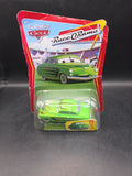 Mattel Disney Pixar Cars N2620 #72 - Edwin Kranks Vehicle - Green