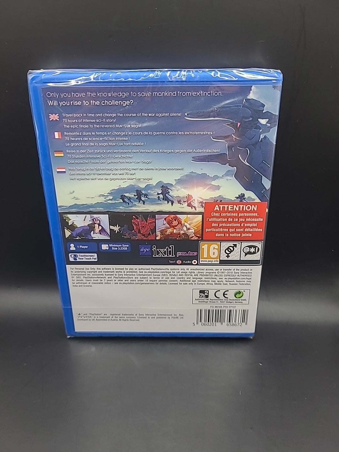 Muv-Luv Alternative PSVita PS Vita Sony PlayStation Vita New and Sealed