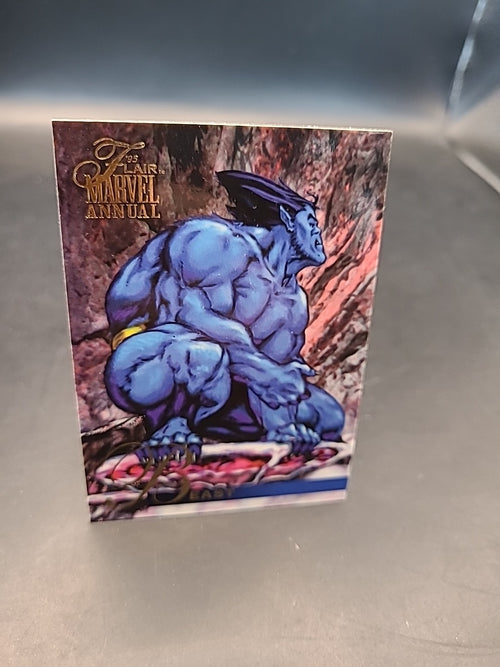 1995 Flair Marvel Annual Beast Into Sinister's Lair #8 Comic Card