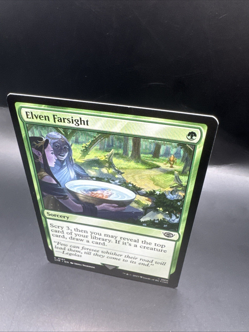 MTG Elven Farsight (Foil) [Tales of Middle-Earth + 1 Regular Card C0161