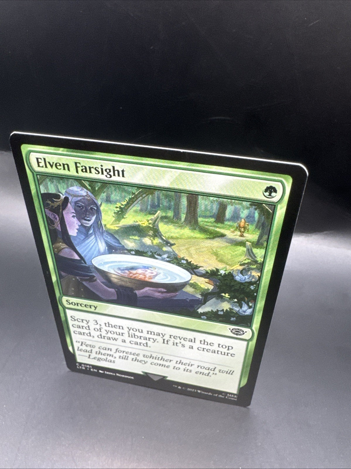 MTG Elven Farsight (Foil) [Tales of Middle-Earth + 1 Regular Card C0161