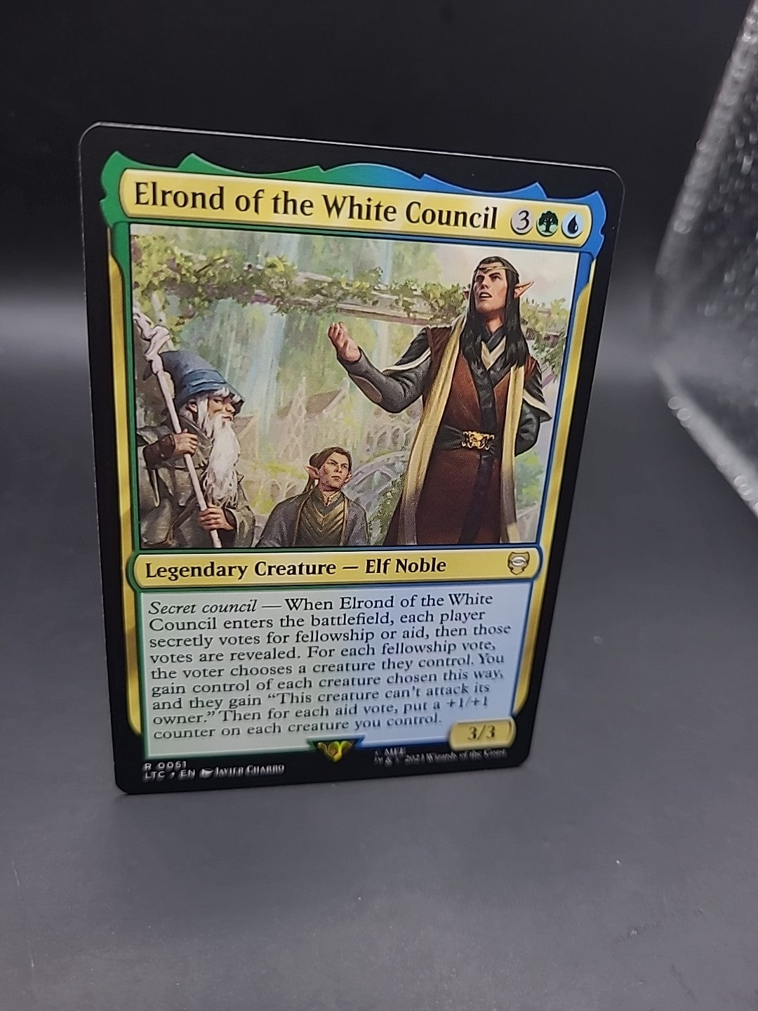 Elrond Of The White Council R0051 Rare Lord Of The RIngs NM MTG