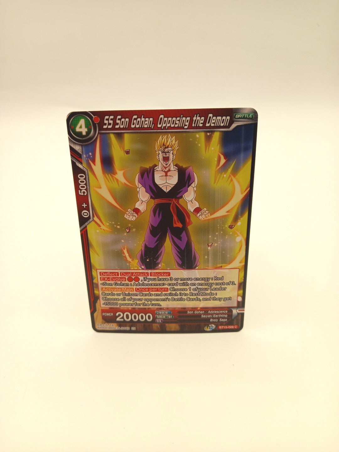 SS Son Gohan, Opposing The Demon BT15-008 C - Dragon Ball Super