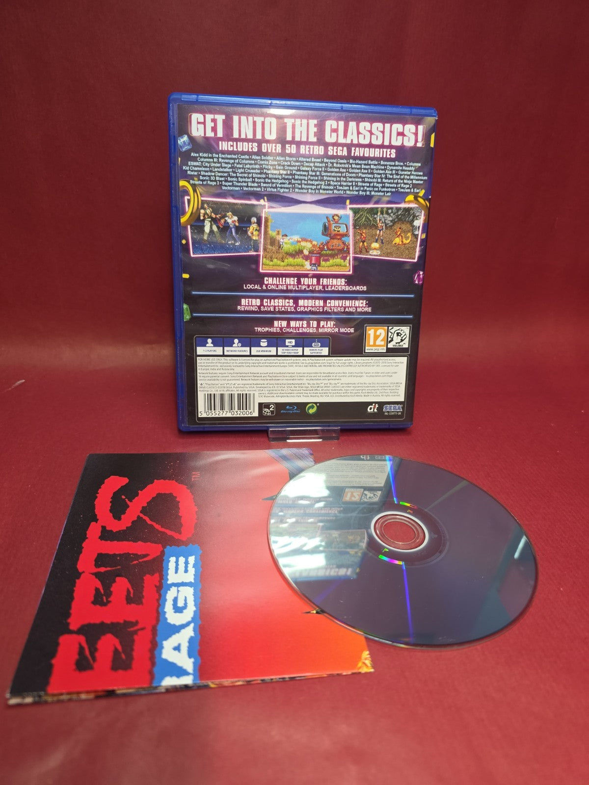 Sega Mega Drive Classics (PlayStation 4, 2018) INCLUDES POSTER 