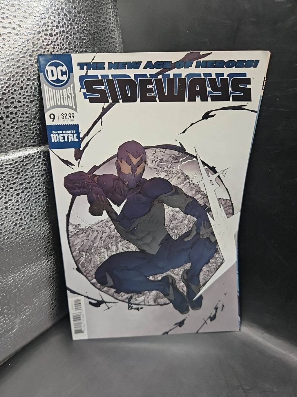 Sideways #9 Foil Cover DC universe Comic Book New Age of Heroes 