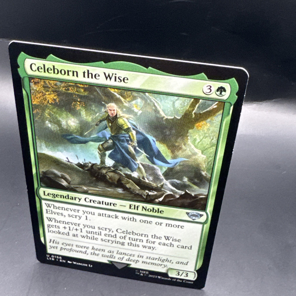 Celeborn the Wise FOIL , Lord of the Rings U0156 + 1 Regular Card