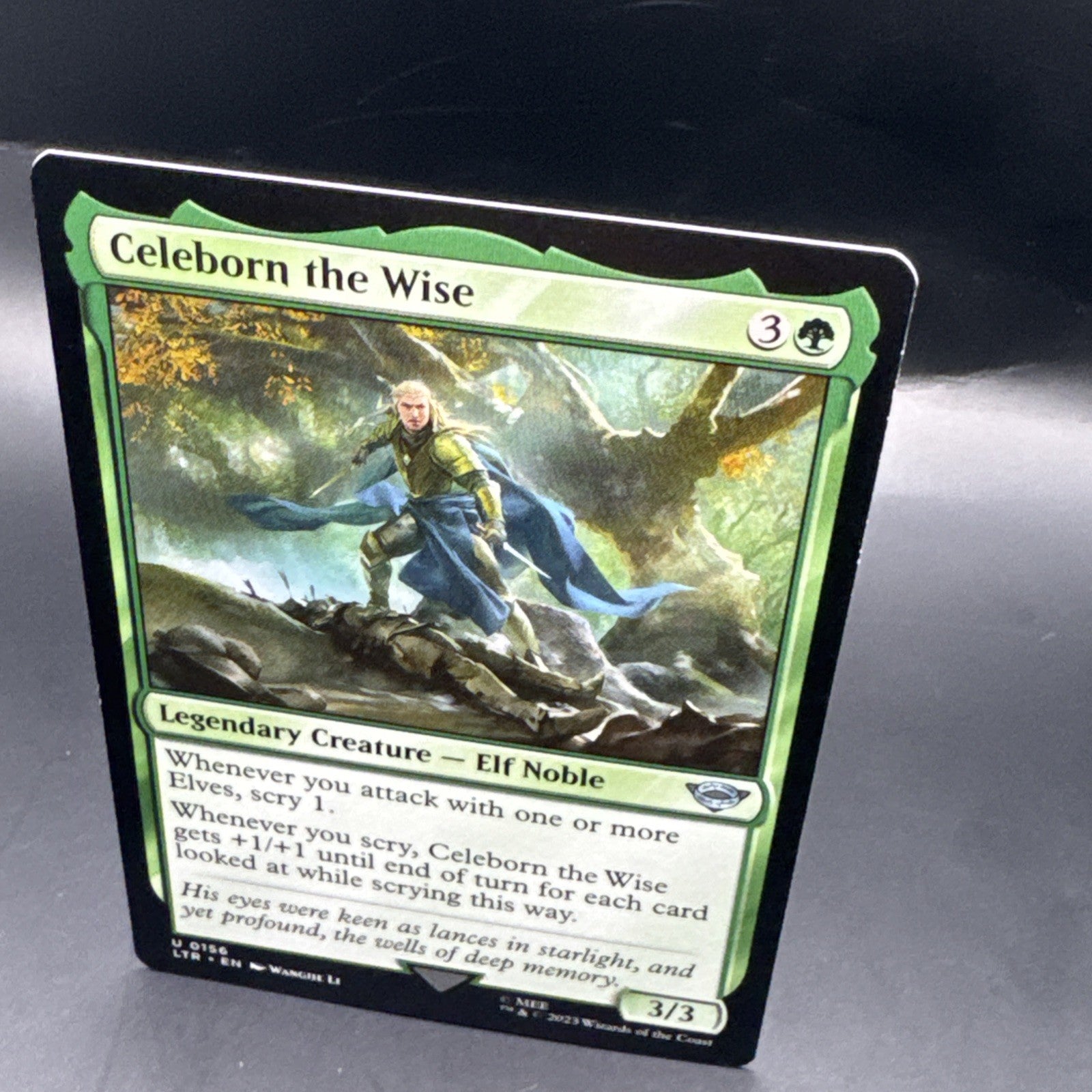 Celeborn the Wise FOIL , Lord of the Rings U0156 + 1 Regular Card