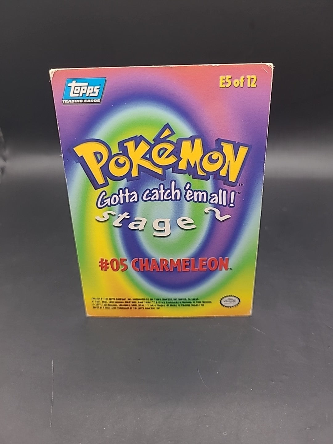 #05 Charmeleon E5 of 12 Stage 2 Topps 1999 Pokémon Card
