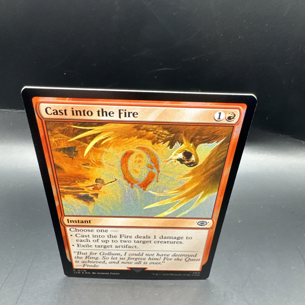Lord of the Rings Cast into the Fire Foil C0118