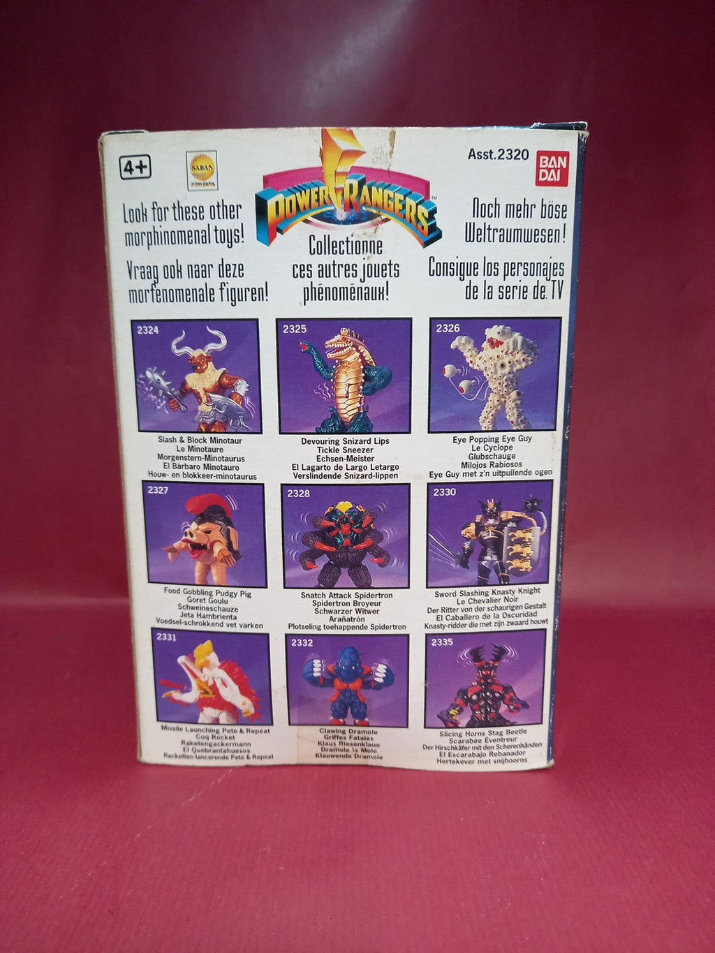 1994 Killer Bite Slippery Shark Evil Space Aliens Action Figure Power Rangers 
