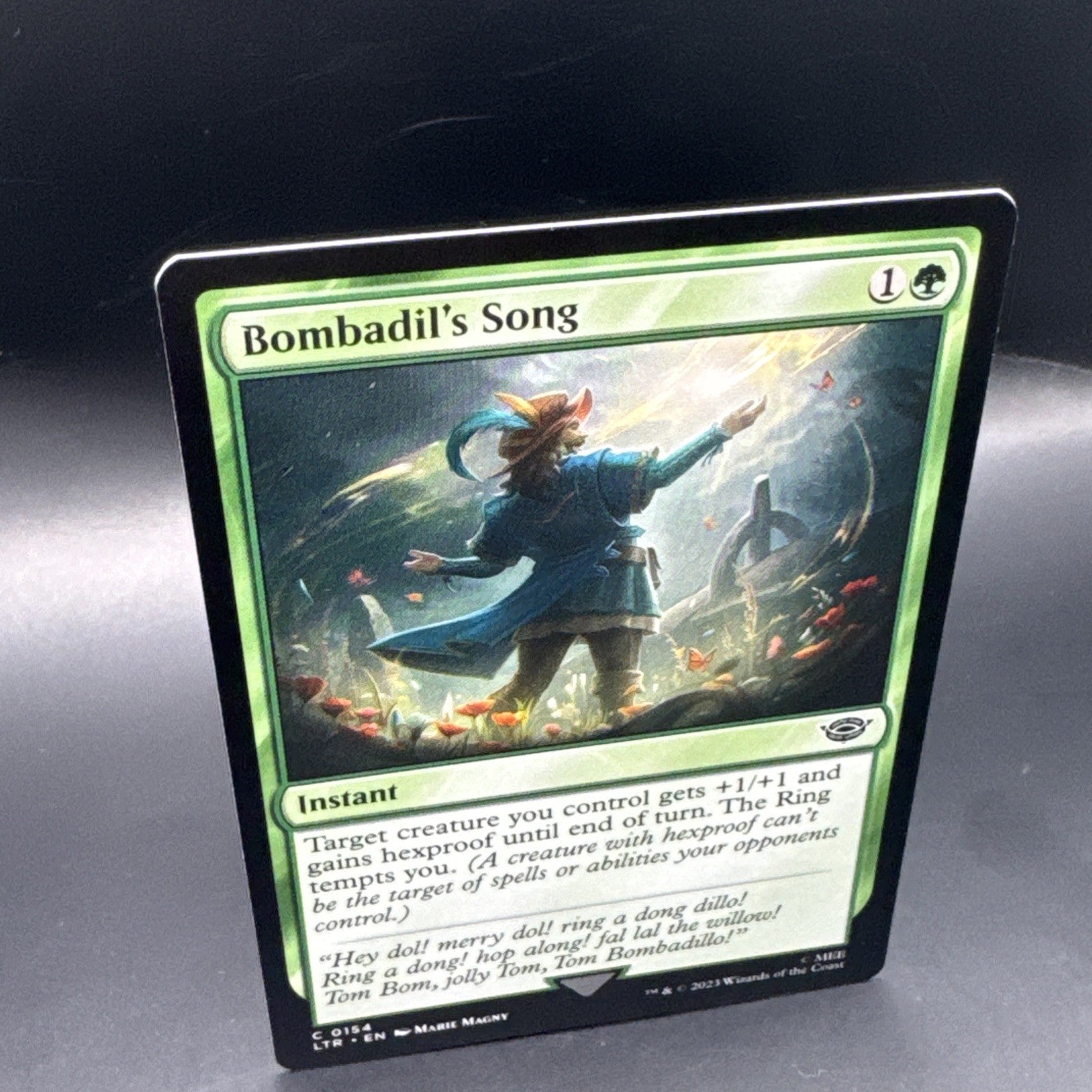 MTG Foil - Bombadil's Song - C0154 + 1 Regular Card