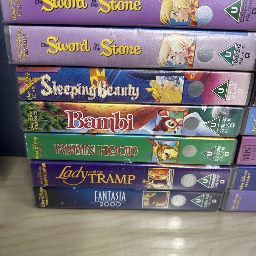 14 X Disney/kids VHS bundle