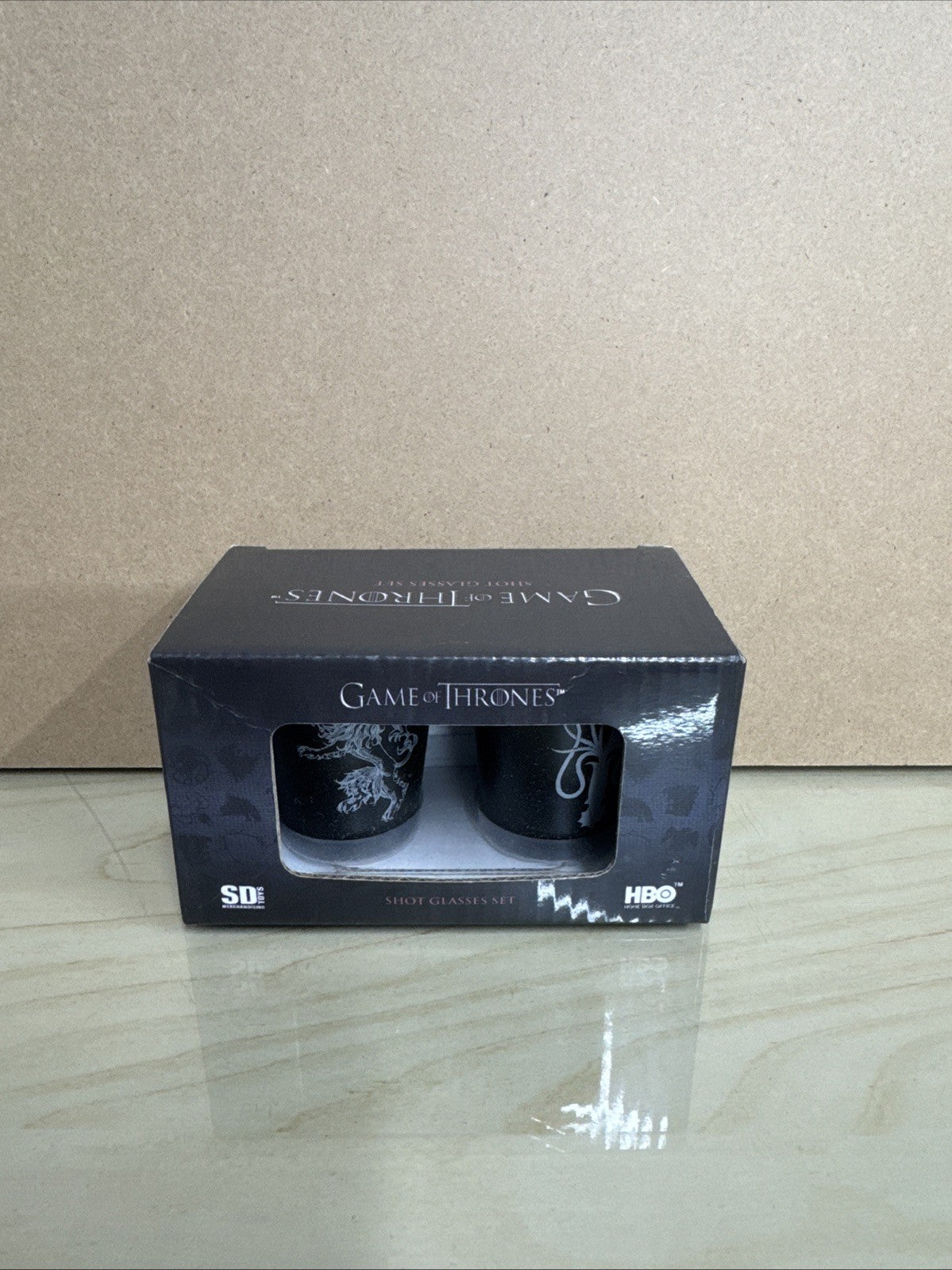 HBO official Game of Thrones Shot Glasses Set of 2