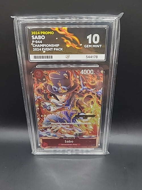 2024 ONE PIECE CHAMPIONSHIP 2024 EVENT PACK #044 SABO ACE 10 GRADED