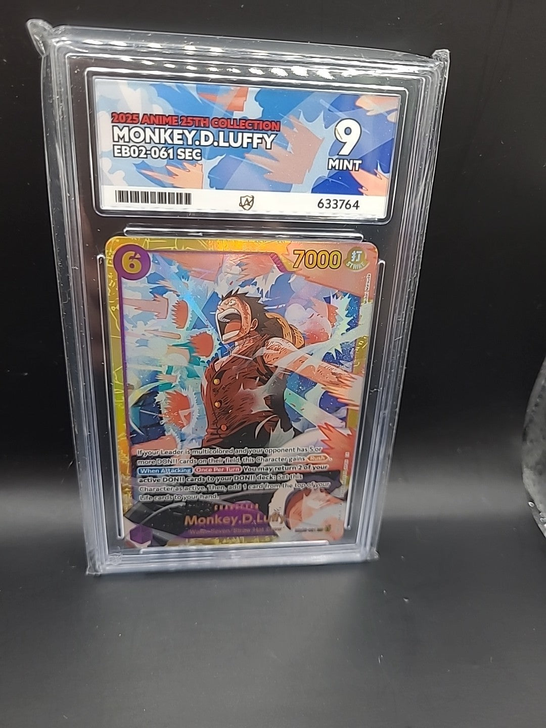 2025 ONE PIECE PREMIUM BOOSTER VOL 2 ENGLISH MONKEY D. LUFFY EB02-061 ACE 9