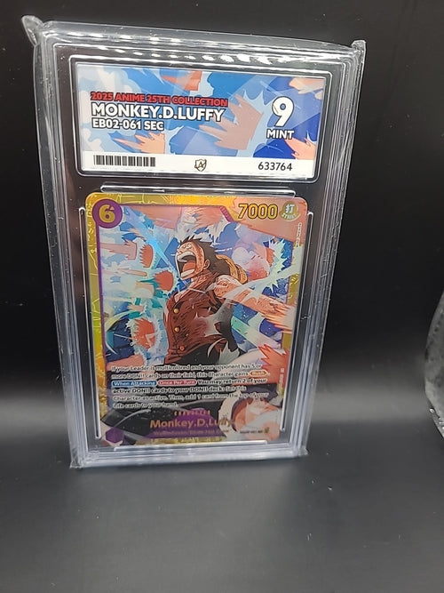 2025 ONE PIECE PREMIUM BOOSTER VOL 2 ENGLISH MONKEY D. LUFFY EB02-061 ACE 9