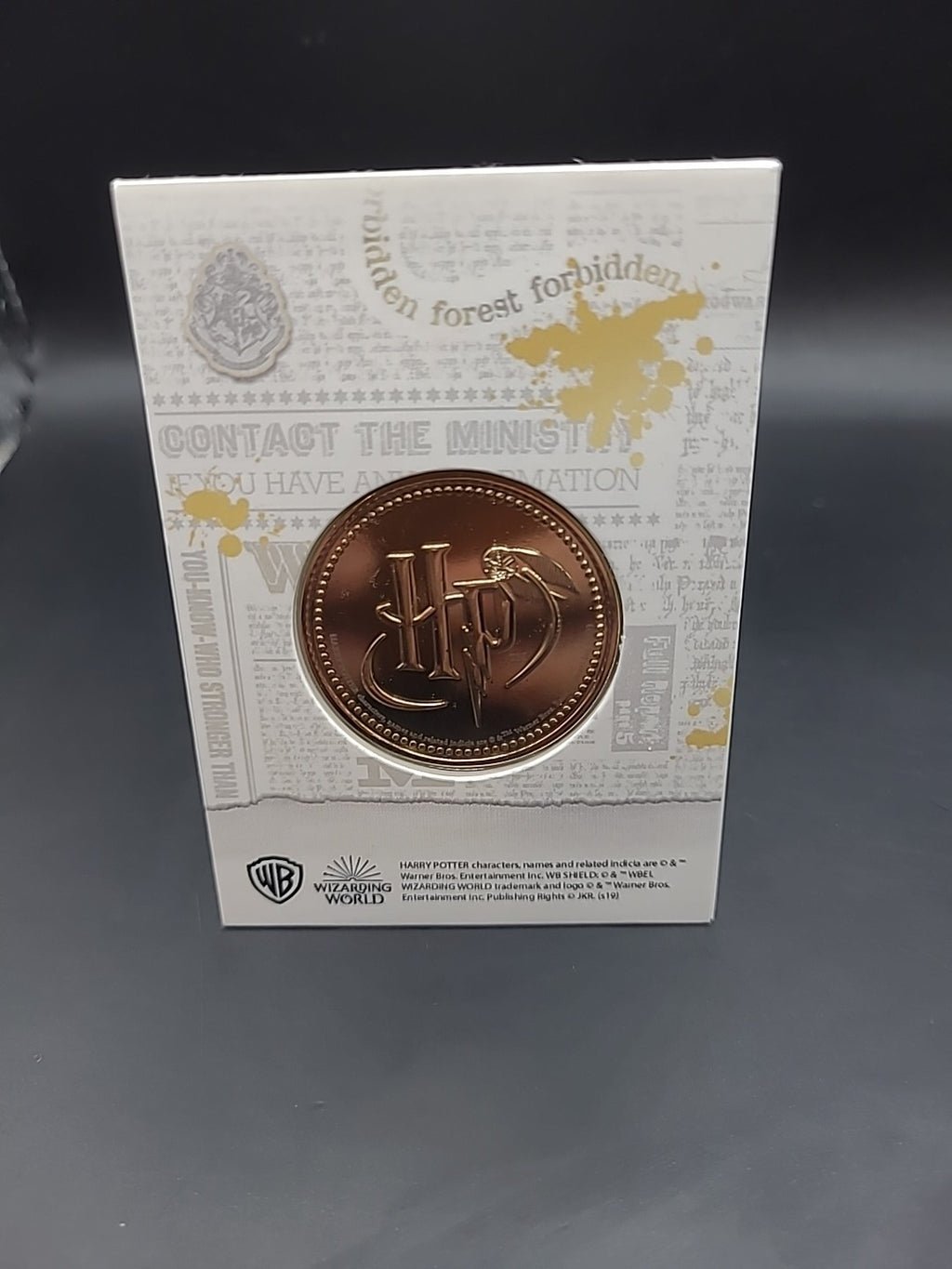 Harry Potter Medal Coin Collection - Chamber Of Secrets - Lucius Malfoy 